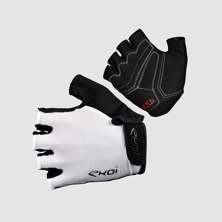 Gants vélo été Ekoï Easy Gel Blanc