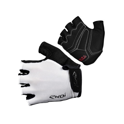Summer Cycling  Gloves Ekoï Easy Gel White
