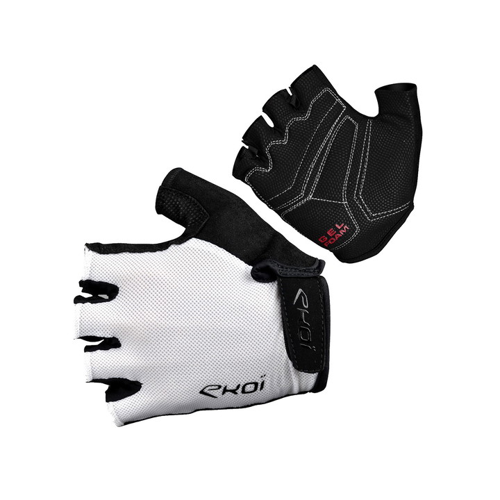Gants vélo été Ekoï Easy Gel Blanc