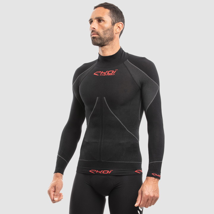 Sous-maillot ekoi thermo col haut noir 2021
