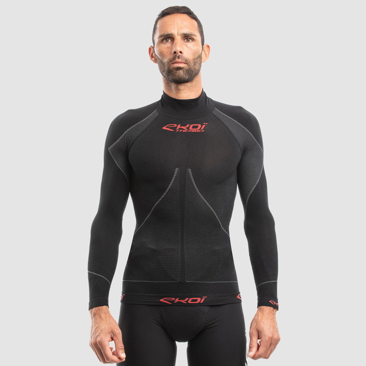Sous-maillot ekoi thermo col haut noir 2021