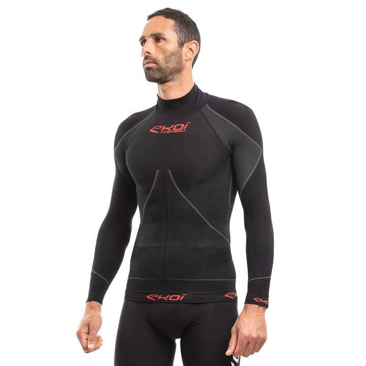 Sous-maillot ekoi thermo col haut noir 2021