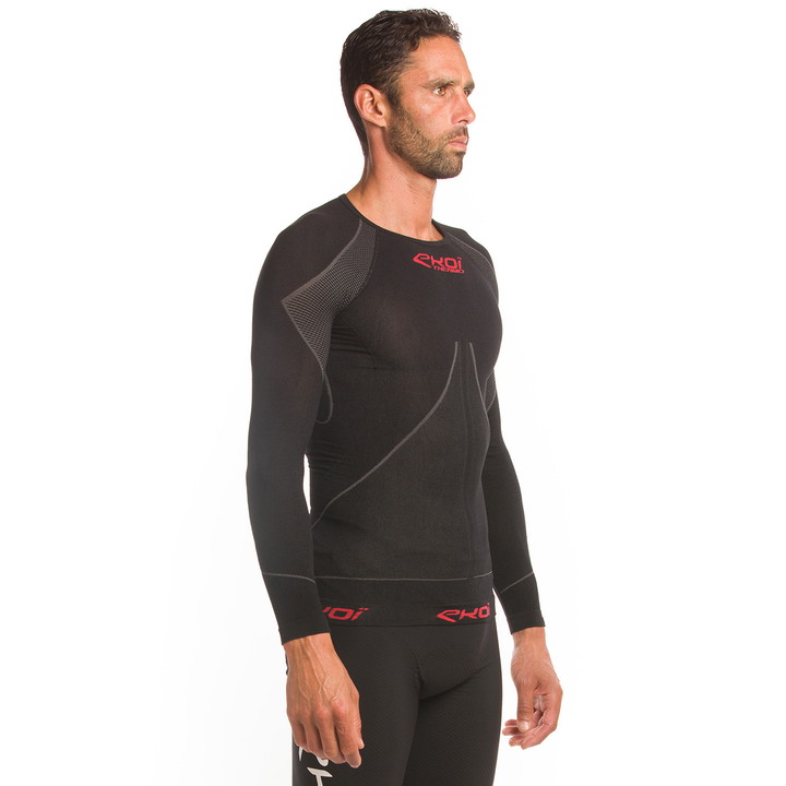 Sous-maillot ekoi thermo col rond noir 2021