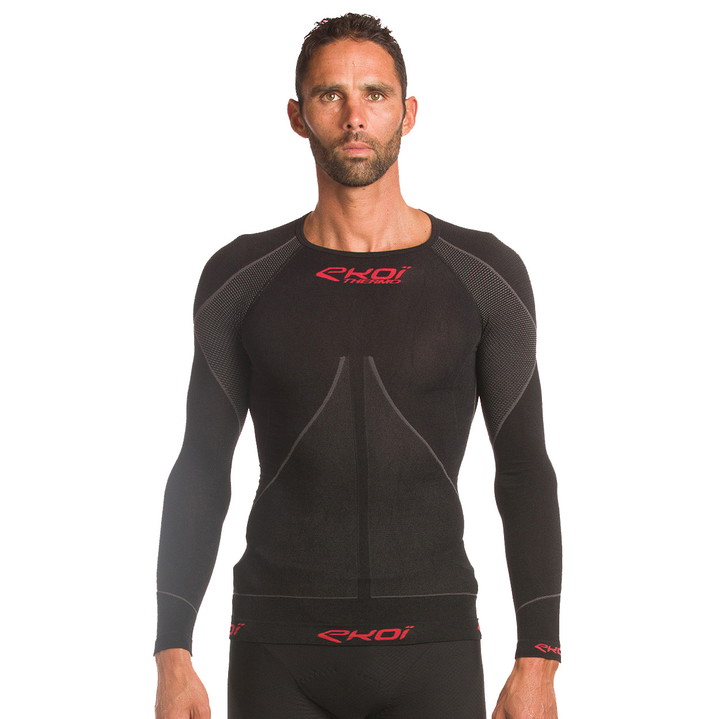 Sous-maillot ekoi thermo col rond noir 2021
