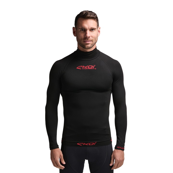 Sous-maillot ekoi THERMO PLUS col haut noir 2021