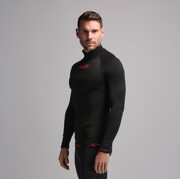 Sous-maillot ekoi THERMO PLUS col haut noir 2021