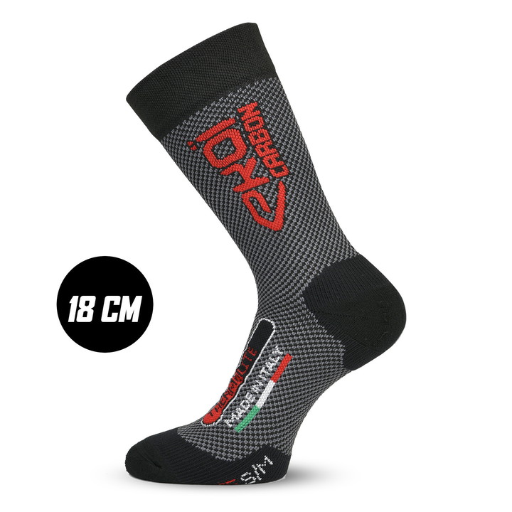 Calcetines de invierno EKOI Thermolite 18cm CARBON FIBER 3
