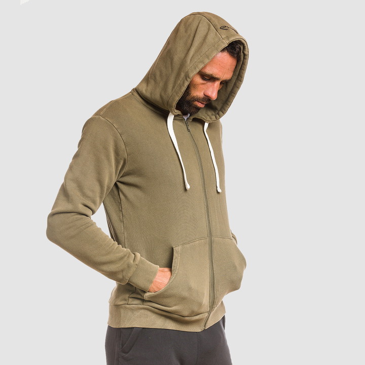 SWEAT ZIP SPIRIT EKOI KAKI