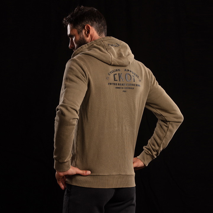 SWEAT ZIP SPIRIT EKOI KAKI