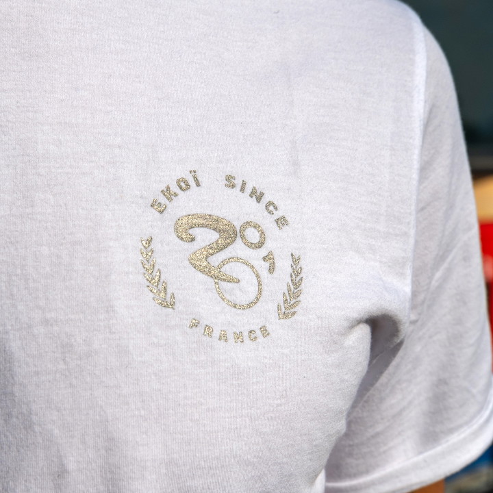 Tee-Shirt EKOI TEE 2001 CLASSIC Blanc