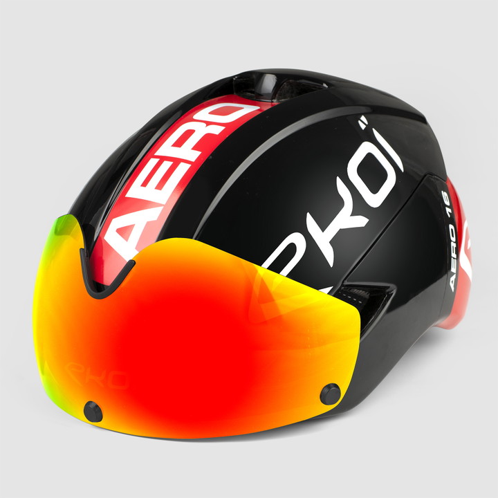 Casque EKOI AR16 NOIR ROUGE