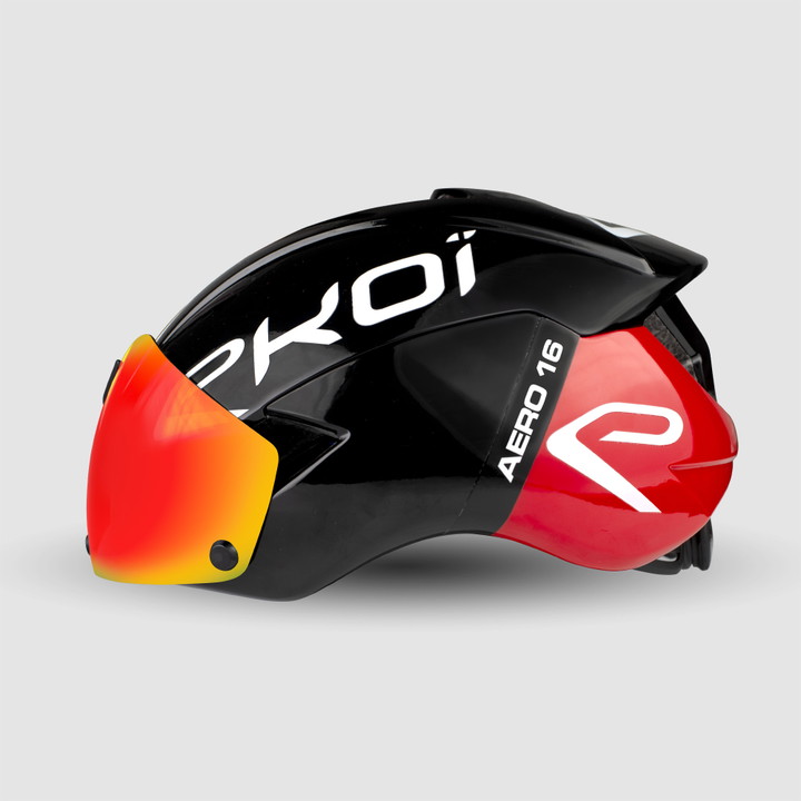Casque EKOI AR16 NOIR ROUGE