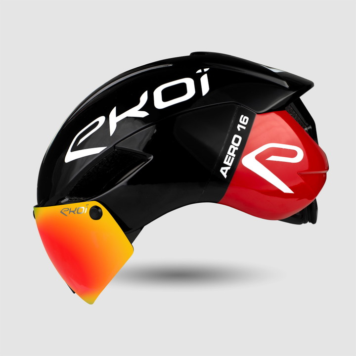 Casque EKOI AR16 NOIR ROUGE