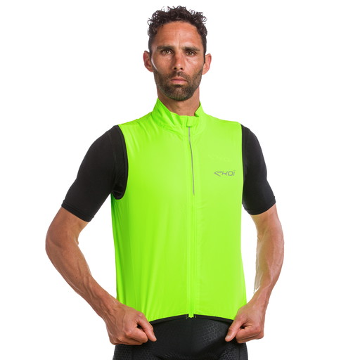 Gilet coupe-vent EKOI Jaune fluo