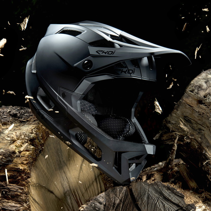 Integraalhelm MTB EKOI Enduro Light Zwart