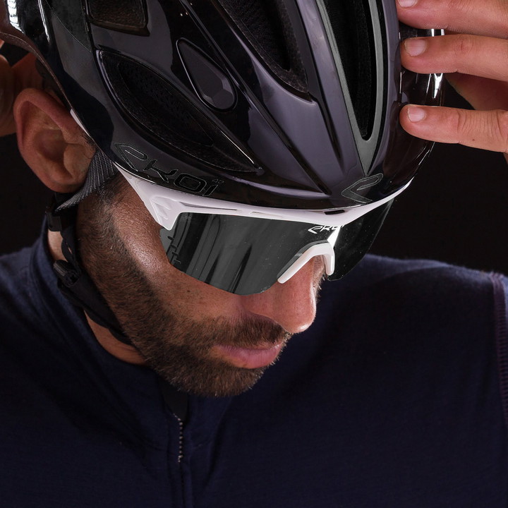 Brille EKOI PERSOEVO4 Weiß Verspiegelt Kat3