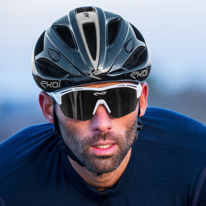 Brille EKOI PERSOEVO4 Weiß Verspiegelt Kat3