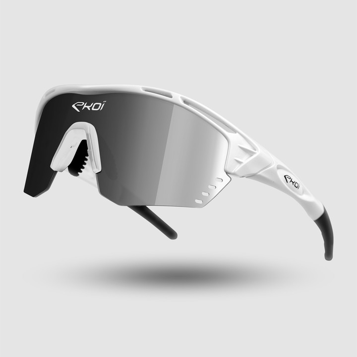 Brille EKOI PERSOEVO4 Weiß Verspiegelt Kat3