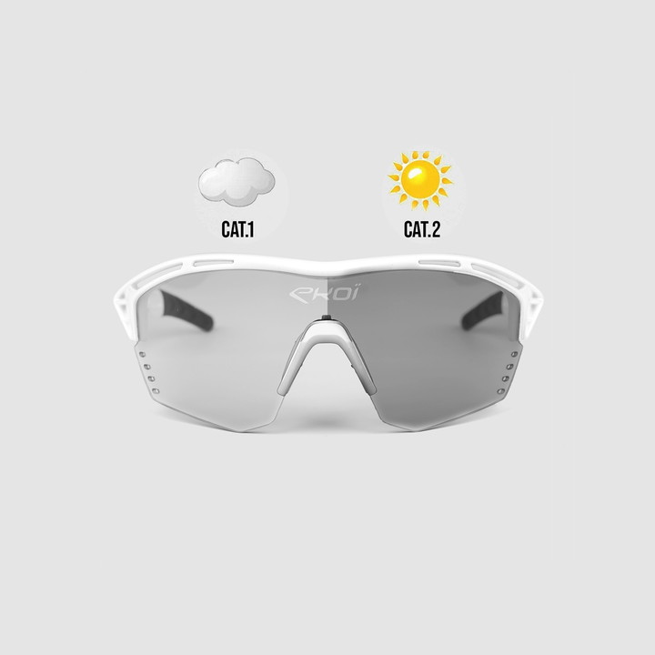 Brille EKOI PERSOEVO4 Weiss PH Kat1-2