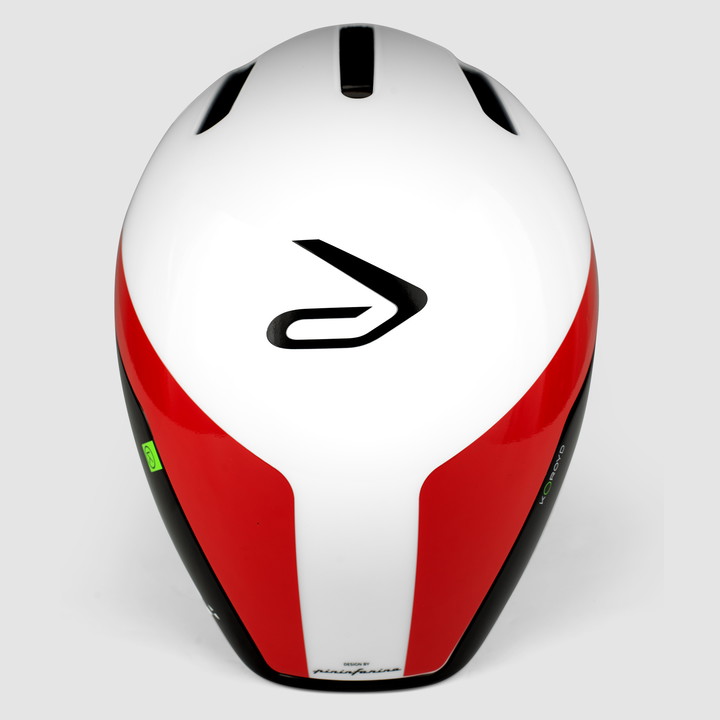 Casque EKOI AERODYNAMICA BY PINIFARINA BLANC ROUGE