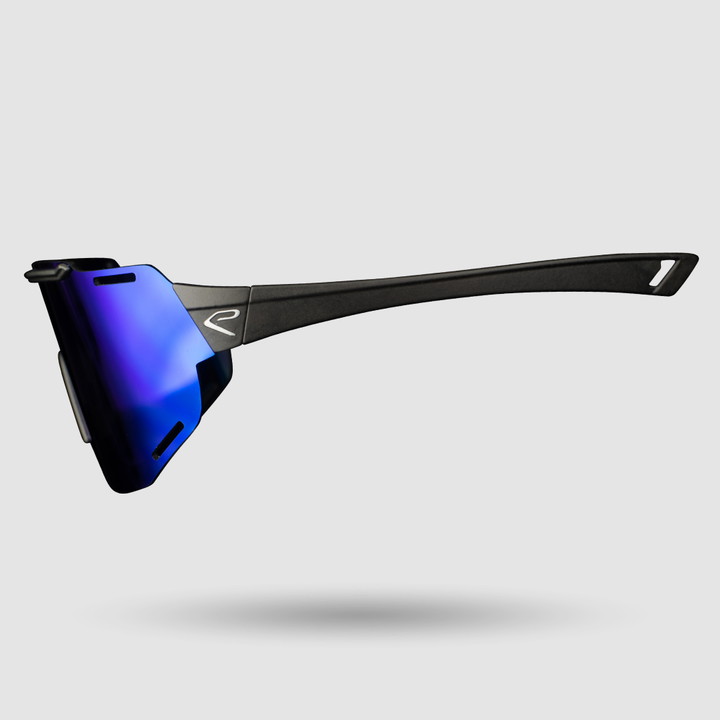 Lunettes EKOI CARBONE 28 Noir Revo Bleu Cat3