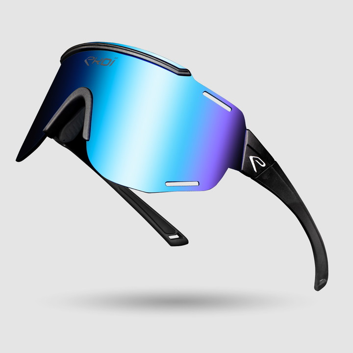 Lunettes EKOI CARBONE 28 Noir Revo Bleu Cat3