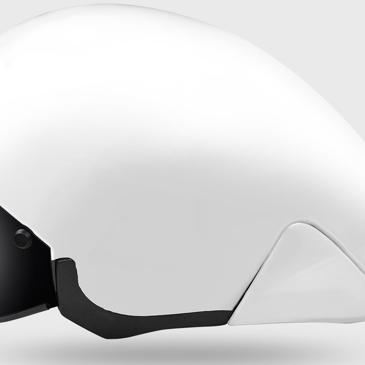 Base Casque chrono EKOI VELOCE Blanc brillant