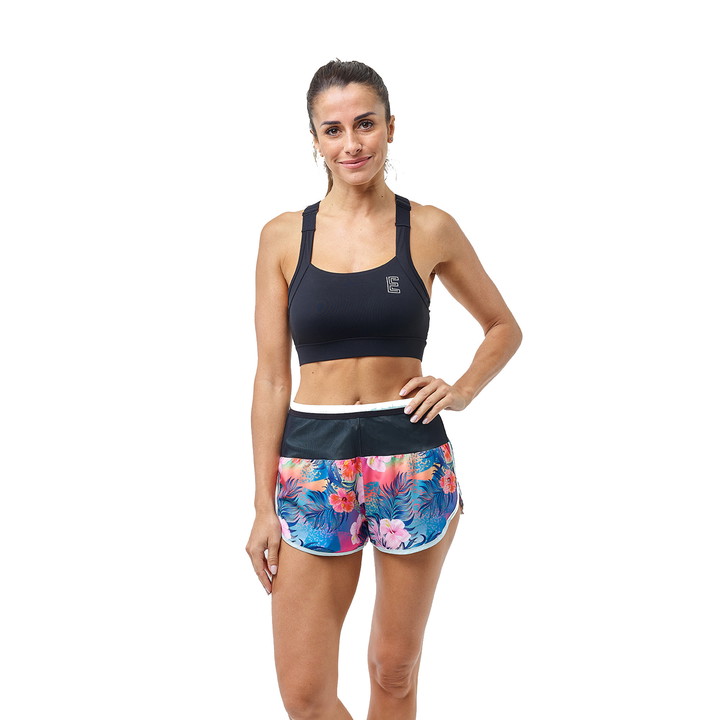 SHORT FEMME EKOI RUN TROPICAL