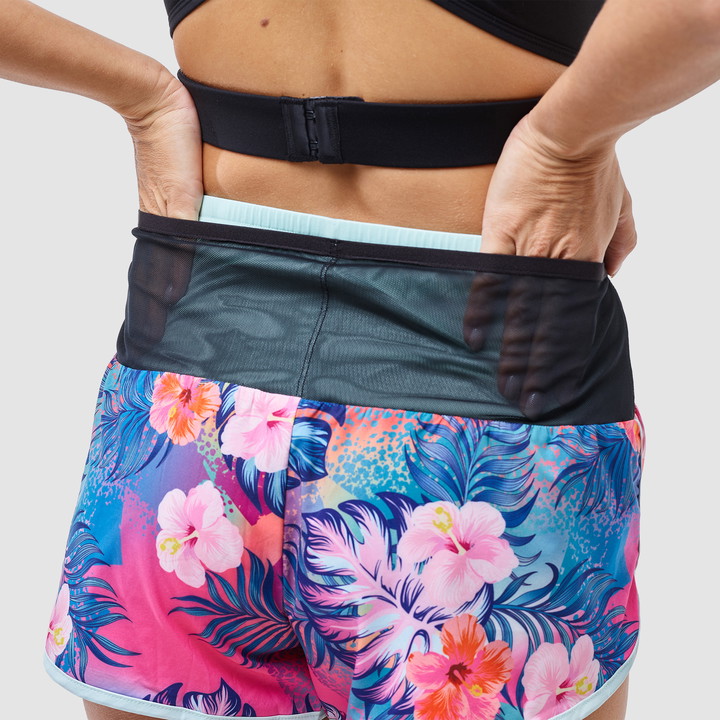 SHORT FEMME EKOI RUN TROPICAL
