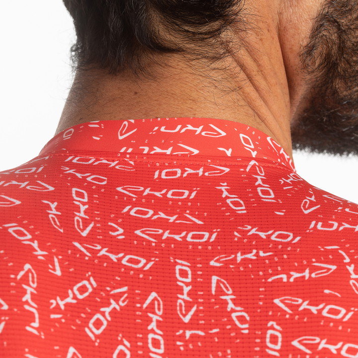 MAILLOT ETE EKOI ALL OVER A23 ROUGE