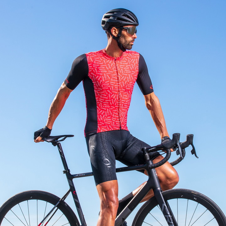 MAILLOT ETE EKOI ALL OVER A23 ROUGE