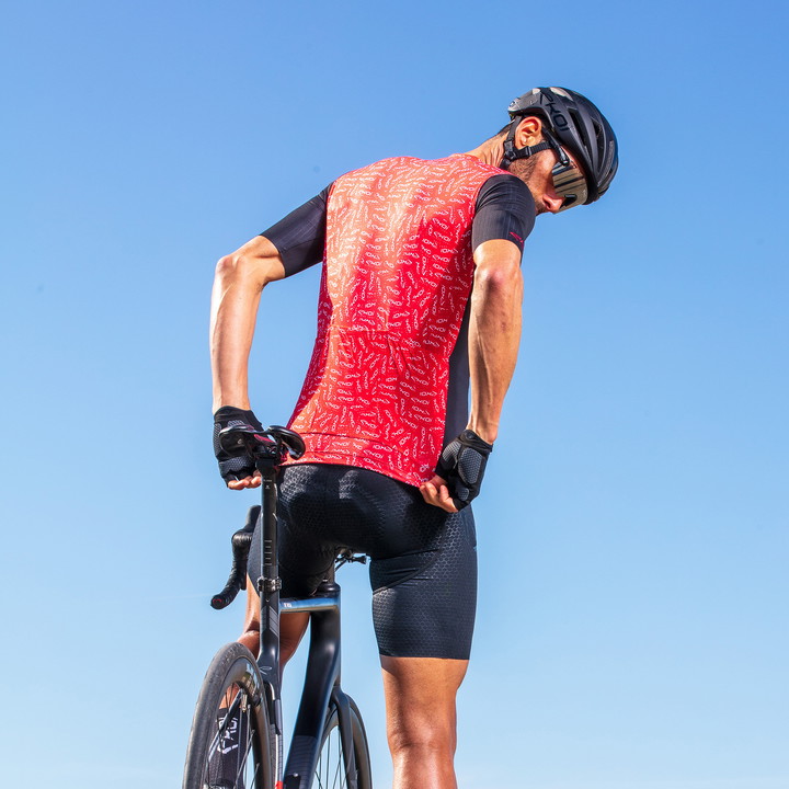 MAILLOT ETE EKOI ALL OVER A23 ROUGE
