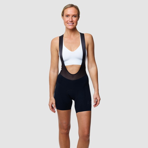 Pantaloncino corto a bretelle donna EKOI ESSENTIAL Nero