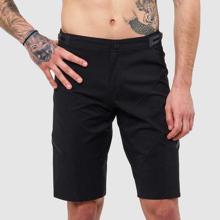 Pantaloncini unisex EKOI GRAVEL CONFORT Neri