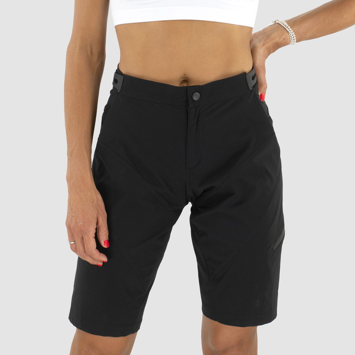 Short unisexe EKOI GRAVEL CONFORT Noir