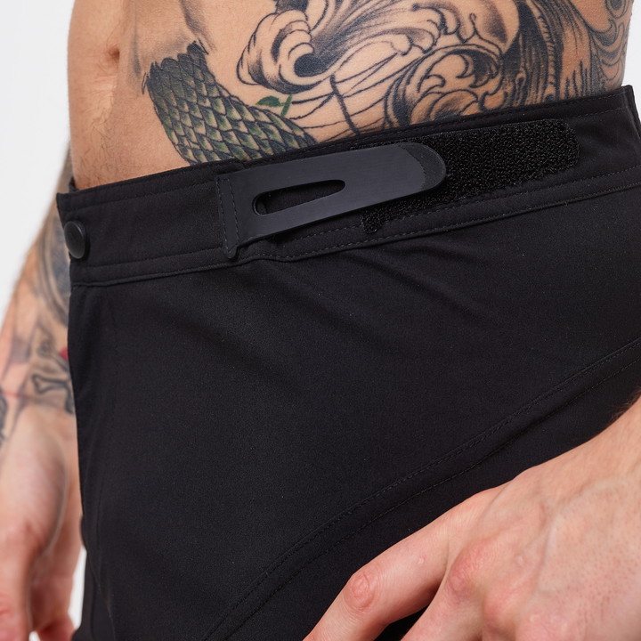 Short unisexe EKOI GRAVEL CONFORT Noir