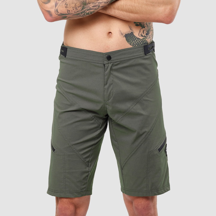 Short unisexe EKOI GRAVEL CONFORT Kaki