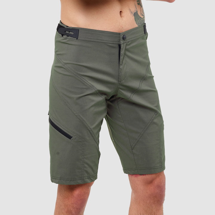 Short unisexe EKOI GRAVEL CONFORT Kaki