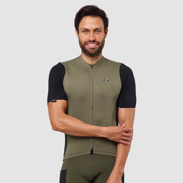 Maglia Unisex EKOI GRAVEL PERFORMANCE Kaki