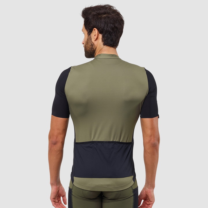 Shirt Unisex EKOI GRAVEL PERFORMANCE  Kaki