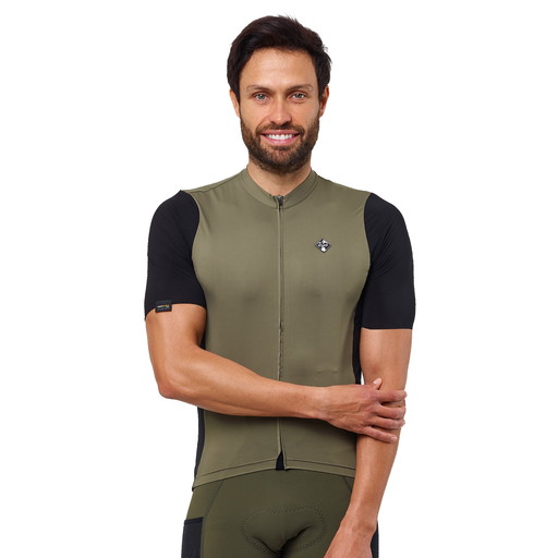 Shirt Unisex EKOI GRAVEL PERFORMANCE  Kaki