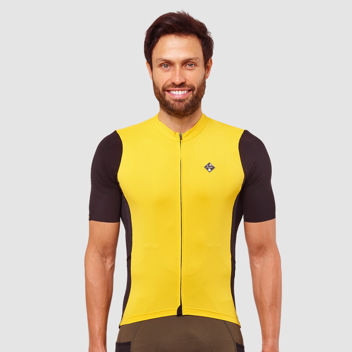 Maillot unisexe EKOI GRAVEL PERFORMANCE Jaune