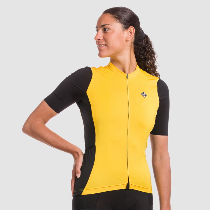 Shirt Unisex EKOI GRAVEL PERFORMANCE Geel