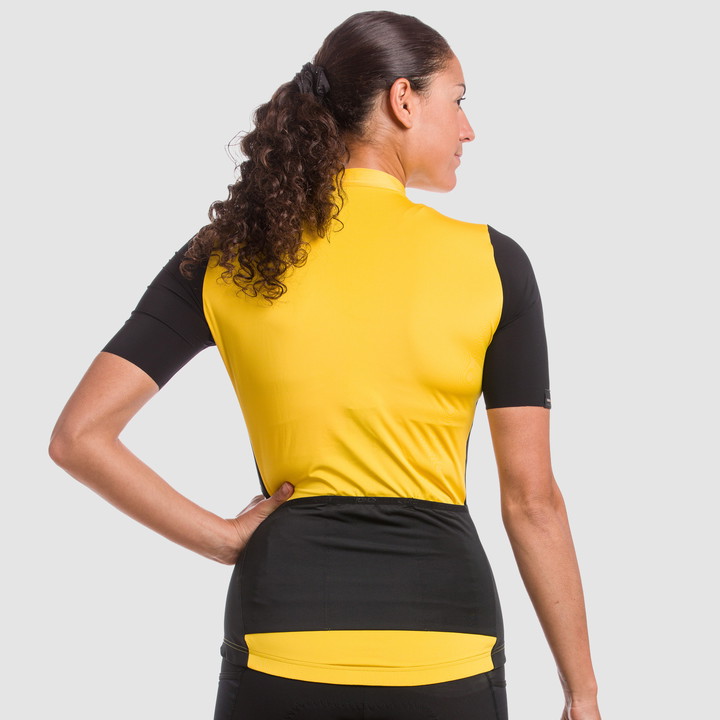 Shirt Unisex EKOI GRAVEL PERFORMANCE Geel
