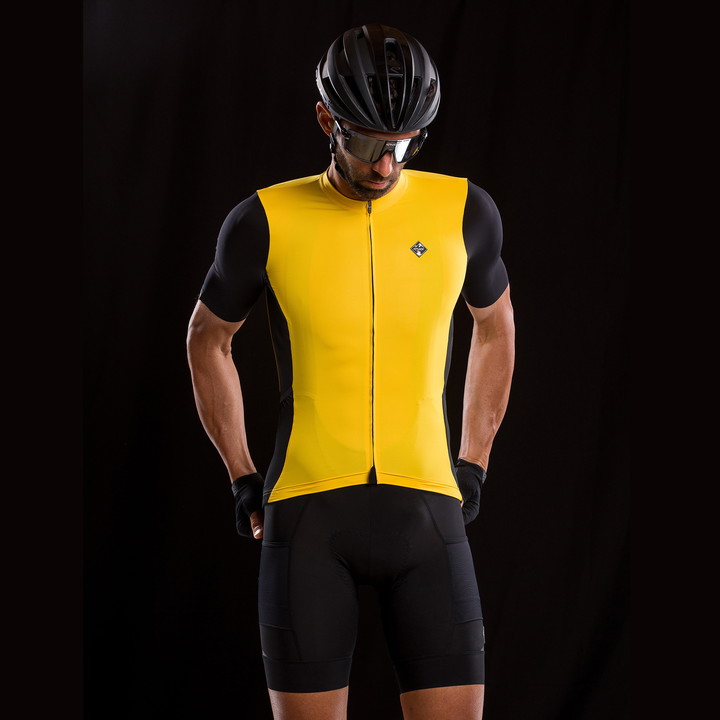 Maillot unisexe EKOI GRAVEL PERFORMANCE Jaune
