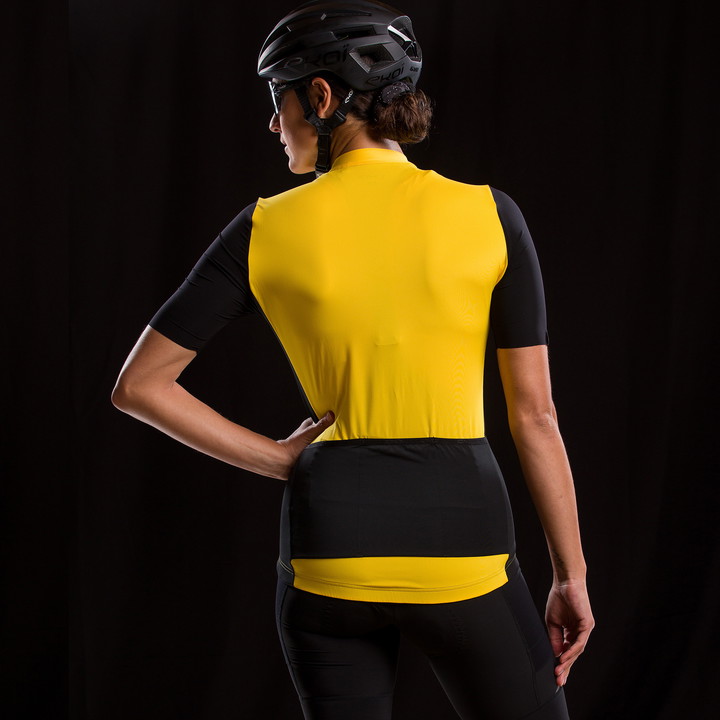 Shirt Unisex EKOI GRAVEL PERFORMANCE Geel