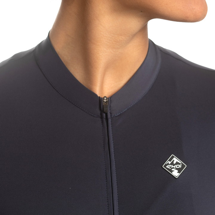 Shirt Unisex EKOI GRAVEL PERFORMANCE Marineblauw