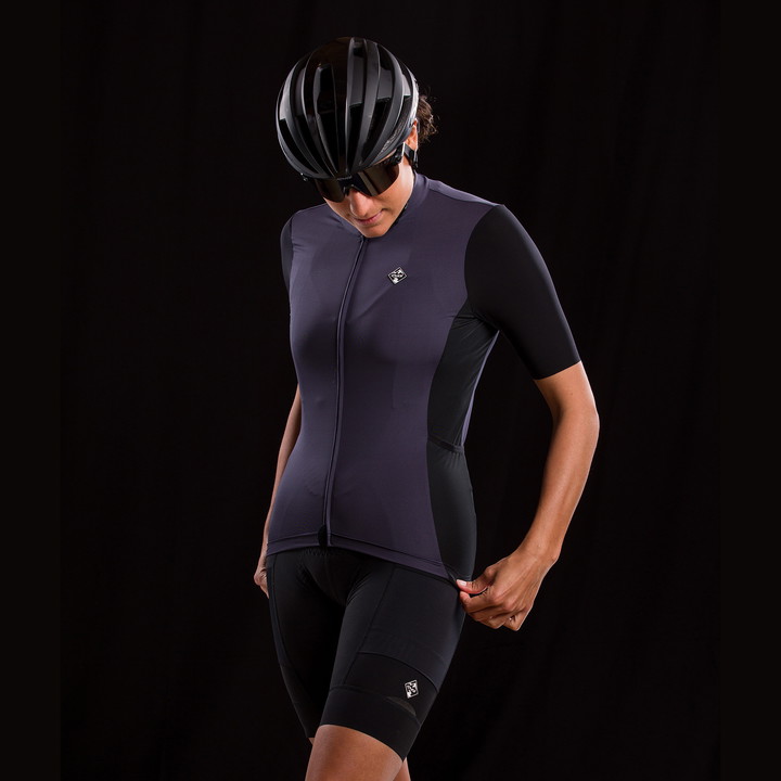 Shirt Unisex EKOI GRAVEL PERFORMANCE Marineblauw