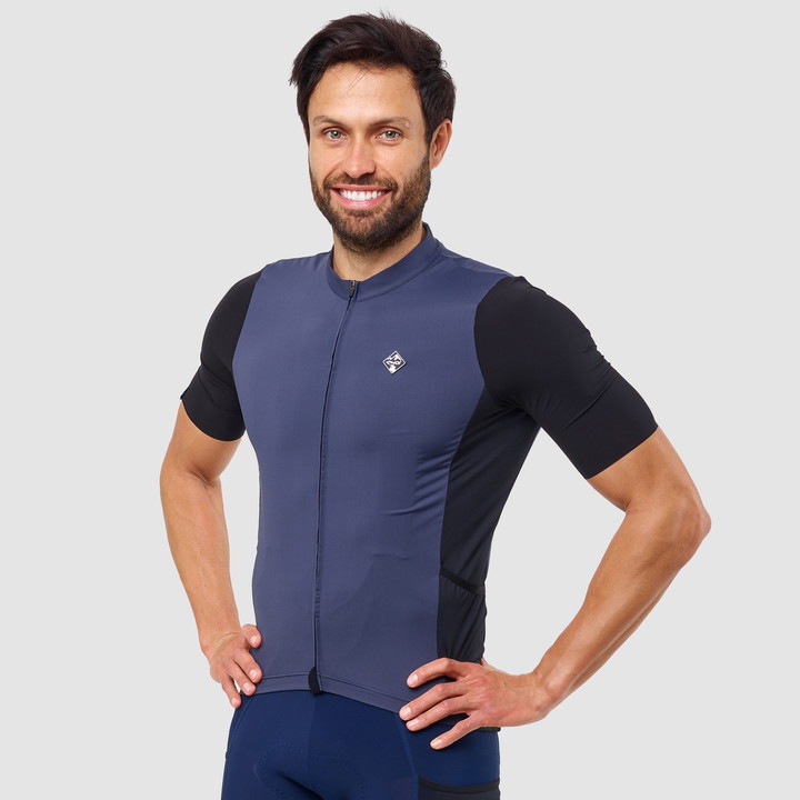 Shirt Unisex EKOI GRAVEL PERFORMANCE Marineblauw