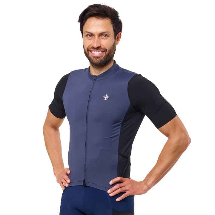 Shirt Unisex EKOI GRAVEL PERFORMANCE Marineblauw